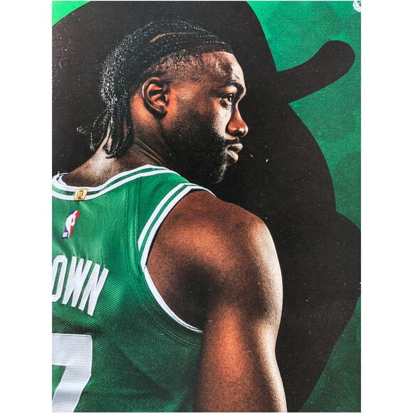 Boston Celtics v Miami Heat 12/2/24 Roster Lineup Poster Jaylen Brown - Picture 5 of 10
